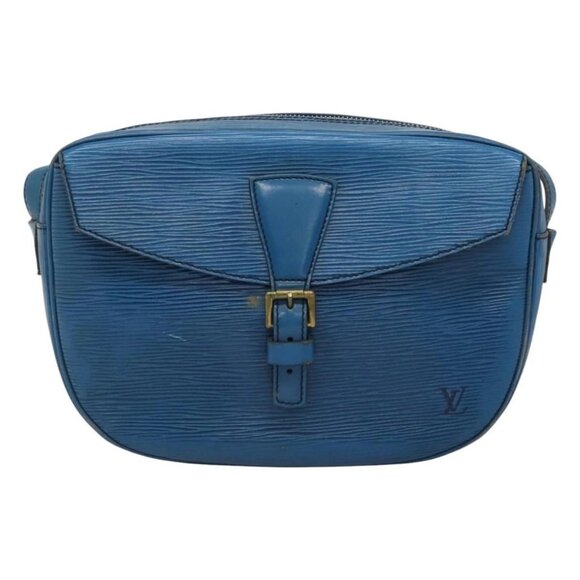 LOUIS VUITTON Epi June Feuille Shoulder Bag Blue M52155 LV Auth ti2813 - Picture 2 of 16